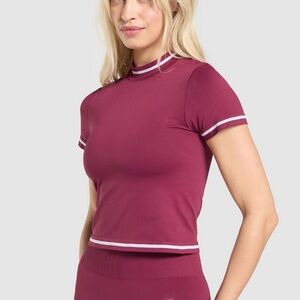 Gymshark contrast seamless midi tee